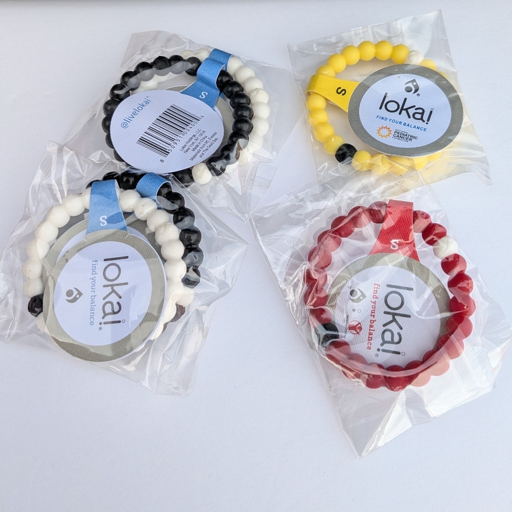 Lot Of 6 Small Lokai Bracelets